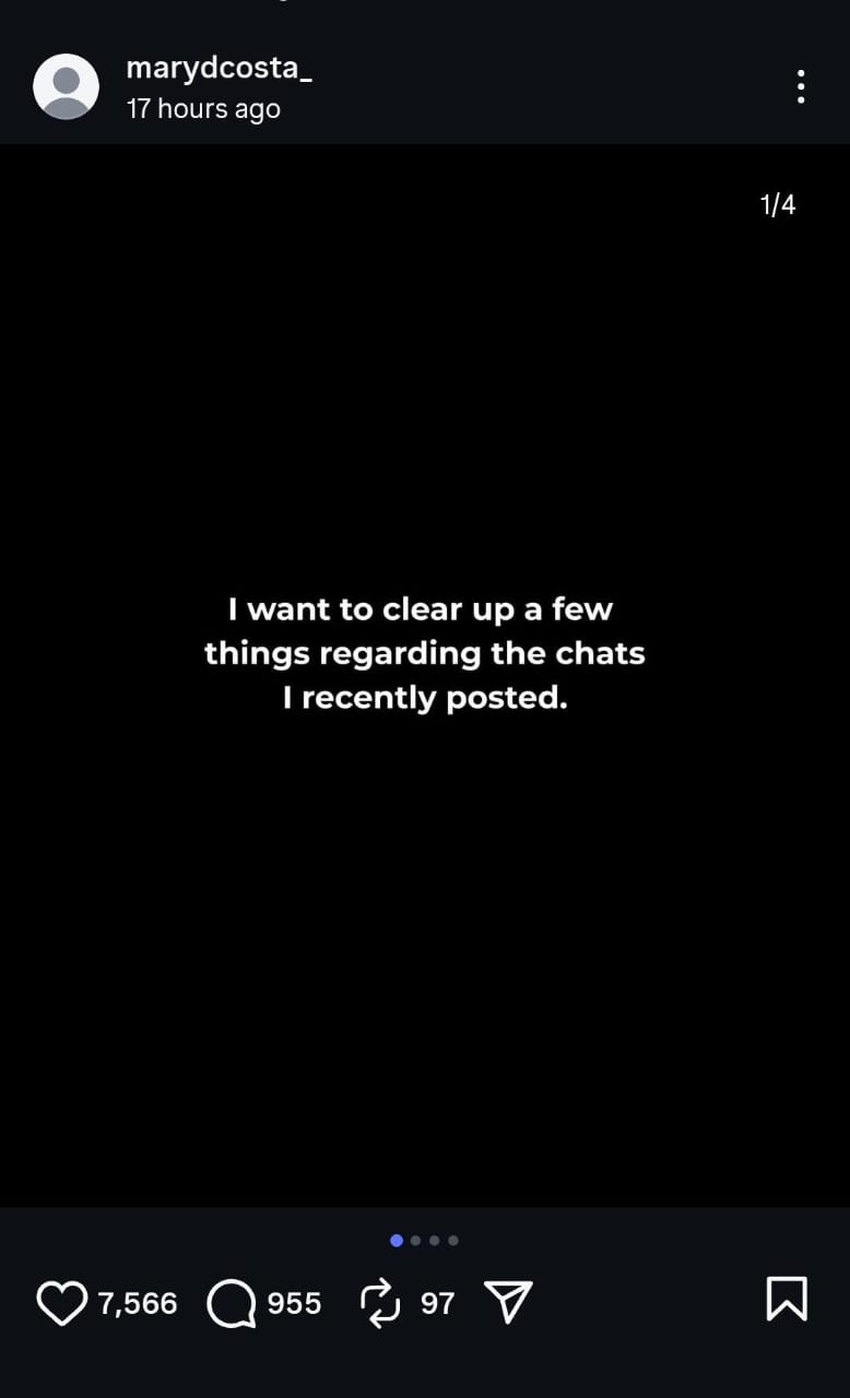 Mary D’Costa Release Statement